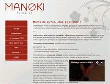 Tablet Screenshot of formation-massage-manoki.com